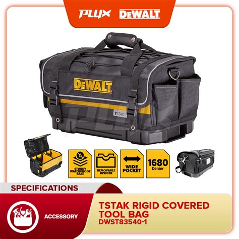 Dewalt DWST83540-1( DWST17623 ) TSTAK Rigid Covered Tool Bag, Waterproof Plastic Base | Lazada