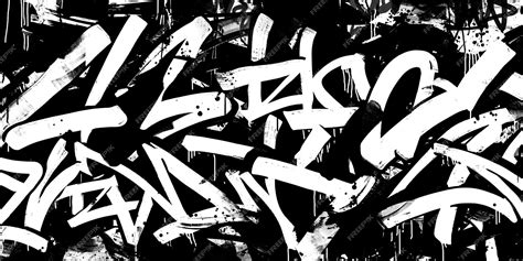 Premium AI Image | Generative AI Black and white type fonts brush pen ...