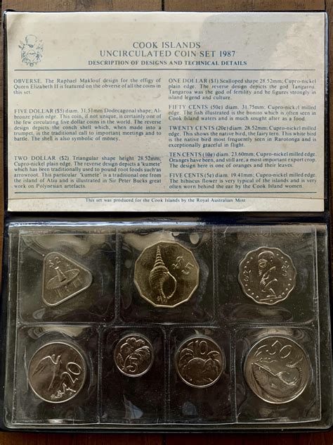 Cook Island coin set from 1987 : r/CookIslands