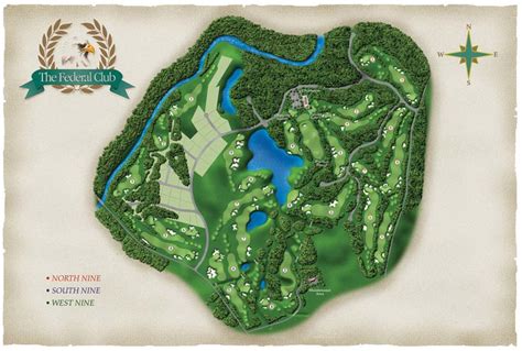 Golf Course Maps | Golf Sign and Design