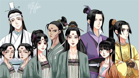 ArtStation - MDZS characters & OCs