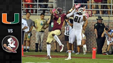 Miami vs. Florida State Football Highlights (2017) - YouTube