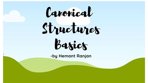 Canonical structure basics. - YouTube