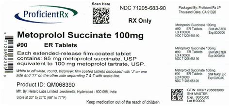 METOPROLOL SUCCINATE tablet, film coated, extended release