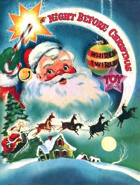 Cover from a Vintage Children's Christmas Book | Merry christmas ...