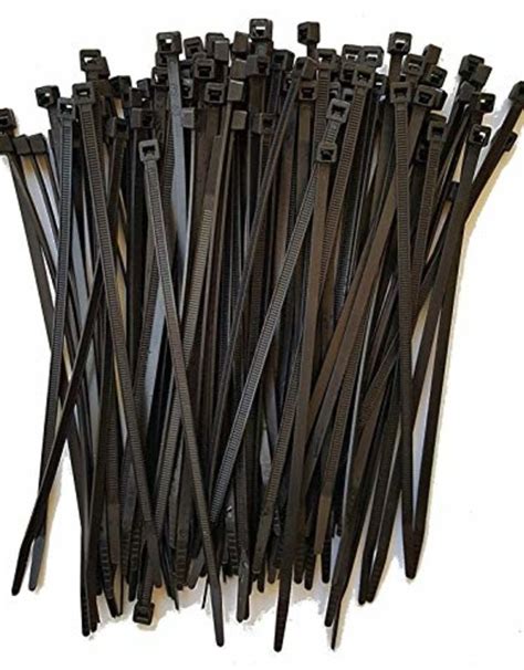 UV Black Nylon Zip Ties - Silt Management Supplies, LLC.