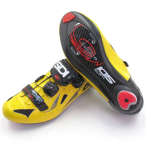 Cycling Sidi Ergo 4 Men's Road Cycling Shoes Yellow/Black 42 ...