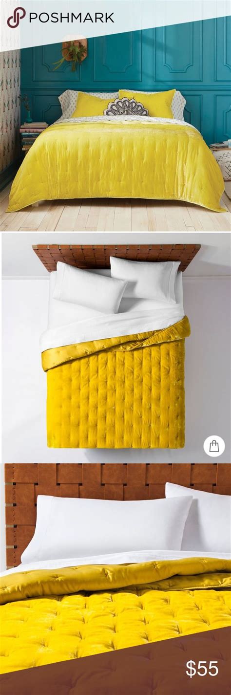 Opalhouse Citron Full/Queen Velvet Comforter | Bed decor, Velvet comforter, Opalhouse