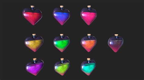 Love Potion 3D Model - TurboSquid 1825550