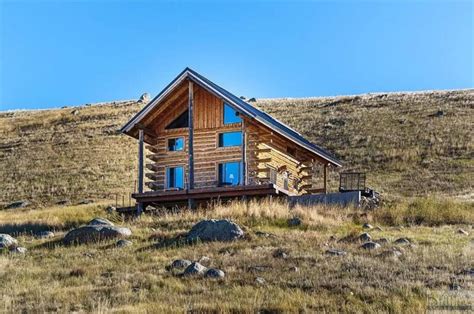 Custom Log Cabin Retreat in Nye, Montana - Log Cabins & Old Houses