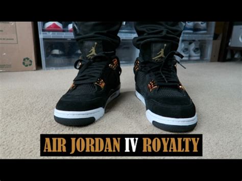 AIR JORDAN 4 ROYALTY UNBOXING/ON FEET - YouTube