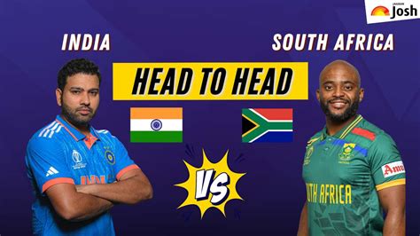 India vs South Africa Head to Head Match Records in ODI, T20 and Test ...