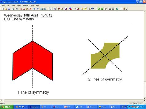 Mr Howe's Class: Maths: line symmetry