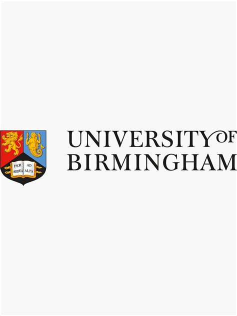 "The University of Birmingham" Sticker for Sale by Darazshop | Redbubble