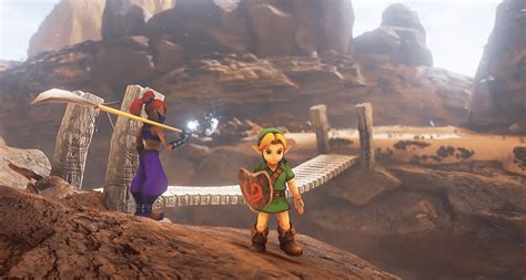 Fanático recrea Gerudo Valley de Ocarina of Time usando Unreal Engine 4