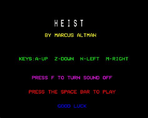 Heist Images - LaunchBox Games Database