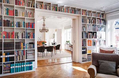 24 Dreamy Wall Library Design Ideas for All Bookworms - WooHome