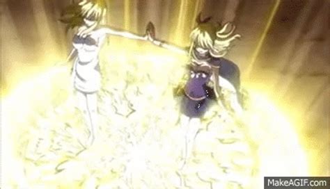 Lucy Heartfilia vs Flare Corona Full Fight English Dubbed on Make a GIF