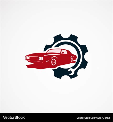 Car repair logo designs concept for company Vector Image