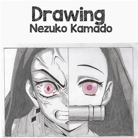 Demon Slayer Nezuko Drawing - Free Mock-up