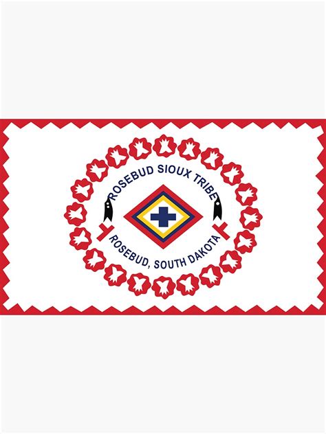 "♥♥ ROSEBUD SIOUX TRIBE FLAG ♥♥ The Rosebud Indian Reservation" Sticker ...