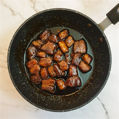 Twice cooked pork belly - with a sticky glaze - Foodle Club