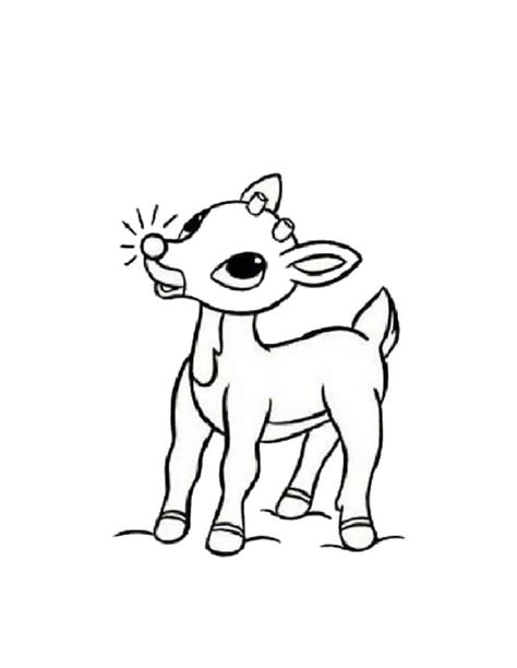 Free Printable Reindeer Coloring Pages For Kids