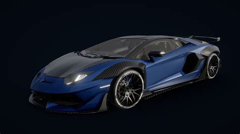 Lamborghini Aventador with Interior - Download Free 3D model by BlackCube (@blackcube4) [36eb1fa ...