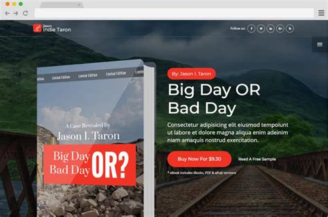 35 Best Author Website templates for Authors, Publishers and Bookstores