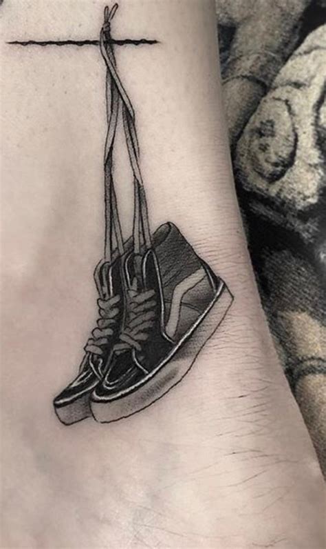 Vans shoes tattoo!! 😍 so awesome ! #vans #tattoo #hightops ️ | Shoe ...