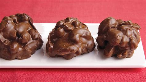 Triple Chocolate-Covered Nut Clusters recipe from Pillsbury.com