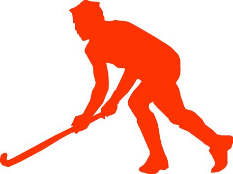 Clipart - grass hockey