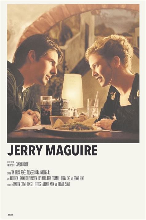 jerry maguire by priya | Movie poster wall, Minimal movie posters ...