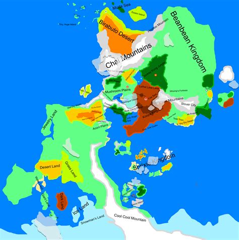 Mushroom Kingdom Map by vectormoon on DeviantArt