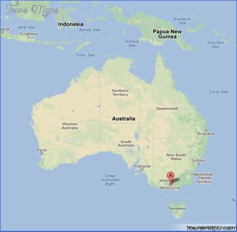 Melbourne Map - ToursMaps.com