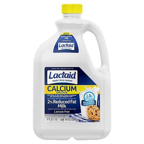 Lactaid Calcium Enriched 2% Reduced Fat Milk, 96 fl oz