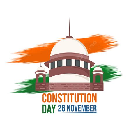 Día De La Constitución De La India 26 De Noviembre Samvidhan Diwas Ilustración Con La Corte ...