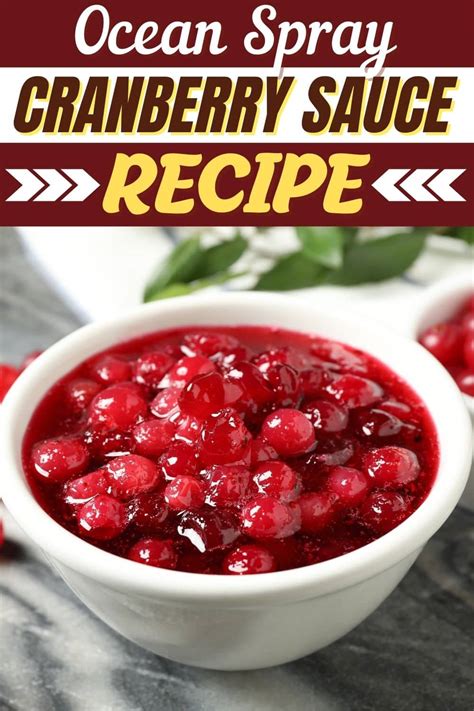 Ocean Spray Cranberry Sauce Recipe - Insanely Good