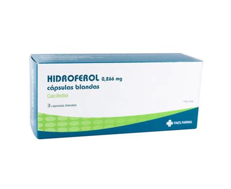 Hidroferol 0.266mg x 1 Caja con 3 Capsulas – Compre en línea en su ...