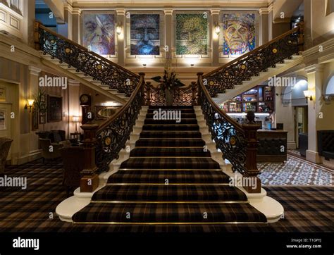 The Grand Staircase at the Royal Highland Hotel, Inverness, Scotland ...