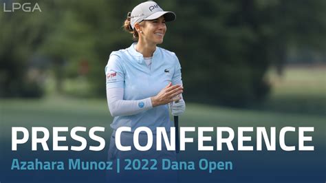 Azahara Munoz Pre-Tournament Interview | 2022 Dana Open | LPGA | Ladies Professional Golf ...