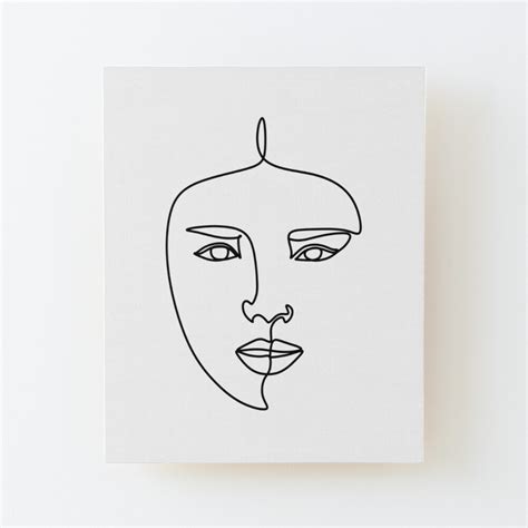 Line Drawing Of A Face