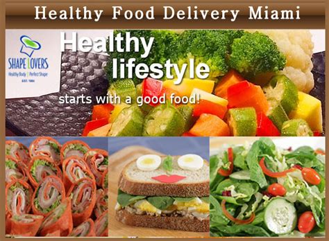 Healthy Food Delivery Miami [Infographic] ~ Visualistan