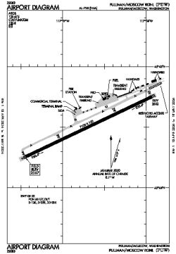 PUW - Pullman/Moscow [Pullman/Moscow Regional], WA, US - Airport ...