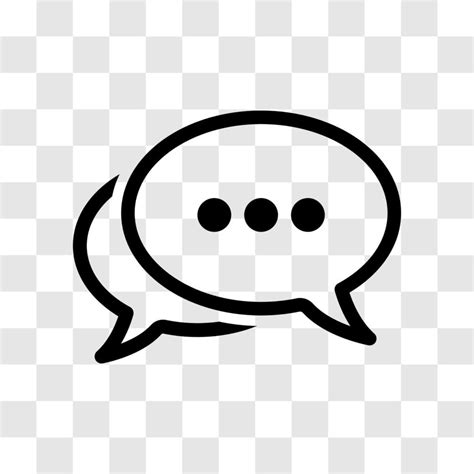 icon of blank message dialogue box 3101266 Vector Art at Vecteezy