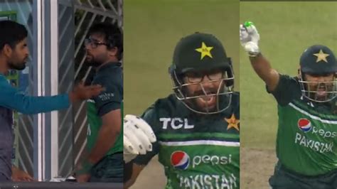 Watch: Babar Azam scolds Imam-ul-Haq for losing wicket in 1st ODI ...