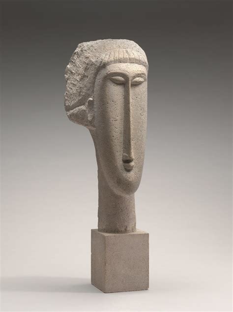 Amedeo Modigliani, Head of a Woman, 1910/11. Courtesy of the National ...