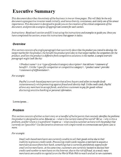 Executive Summary - 37+ Examples, Word, Pages, Google Docs, PDF