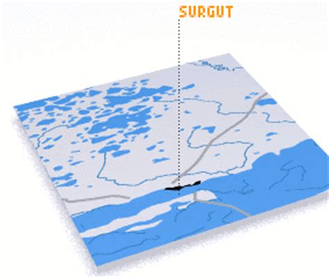 Surgut (Russia) map - nona.net