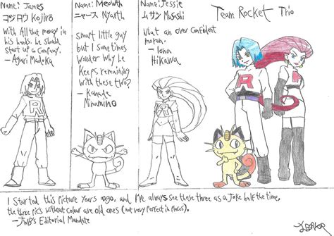 Team Rocket Trio by a22d on DeviantArt